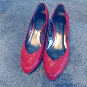 INC Red Wedge Pumps (SOLD)